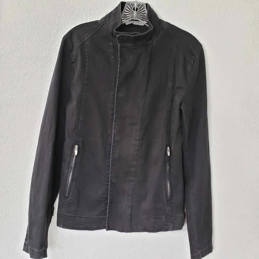 Zara Man Black Jean Jacket